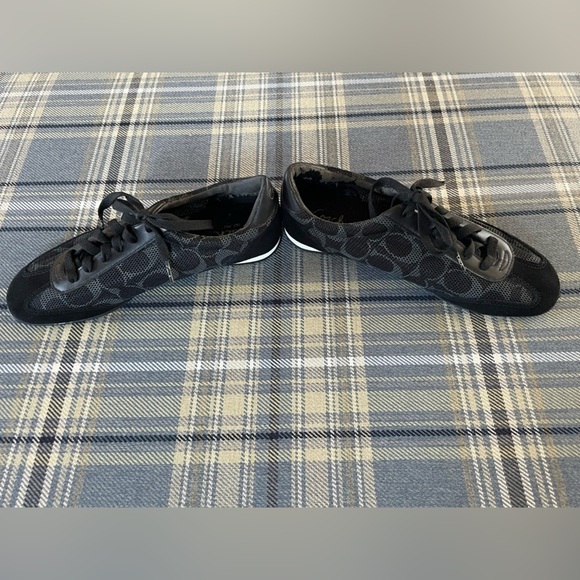 COACH Neala Mesh Casual Sneakers - Black - Picture 6 of 8